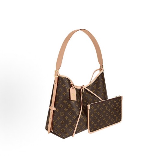 LOUIS VUITTON LV Carryall MM mother-and-child bag Shoulder bag Medium size brown